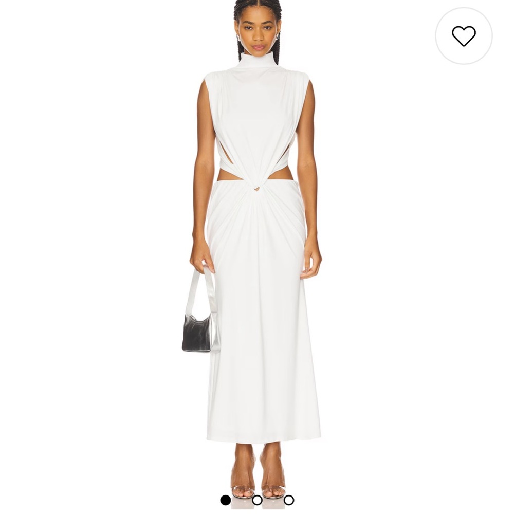 REVOLVE Backless White Dress